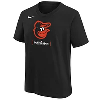 Youth Nike Black Baltimore Orioles 2024 MLB Postseason Authentic Collection T-Shirt