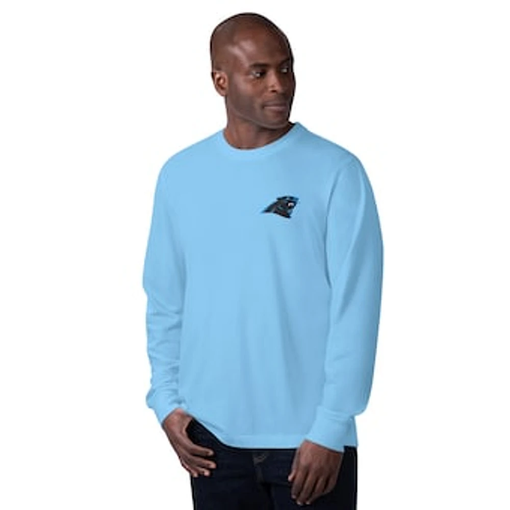 Men's Margaritaville  Blue Carolina Panthers Pregame Long Sleeve T-Shirt