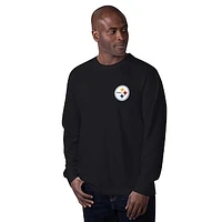 Men's Margaritaville  Black Pittsburgh Steelers Pregame Long Sleeve T-Shirt