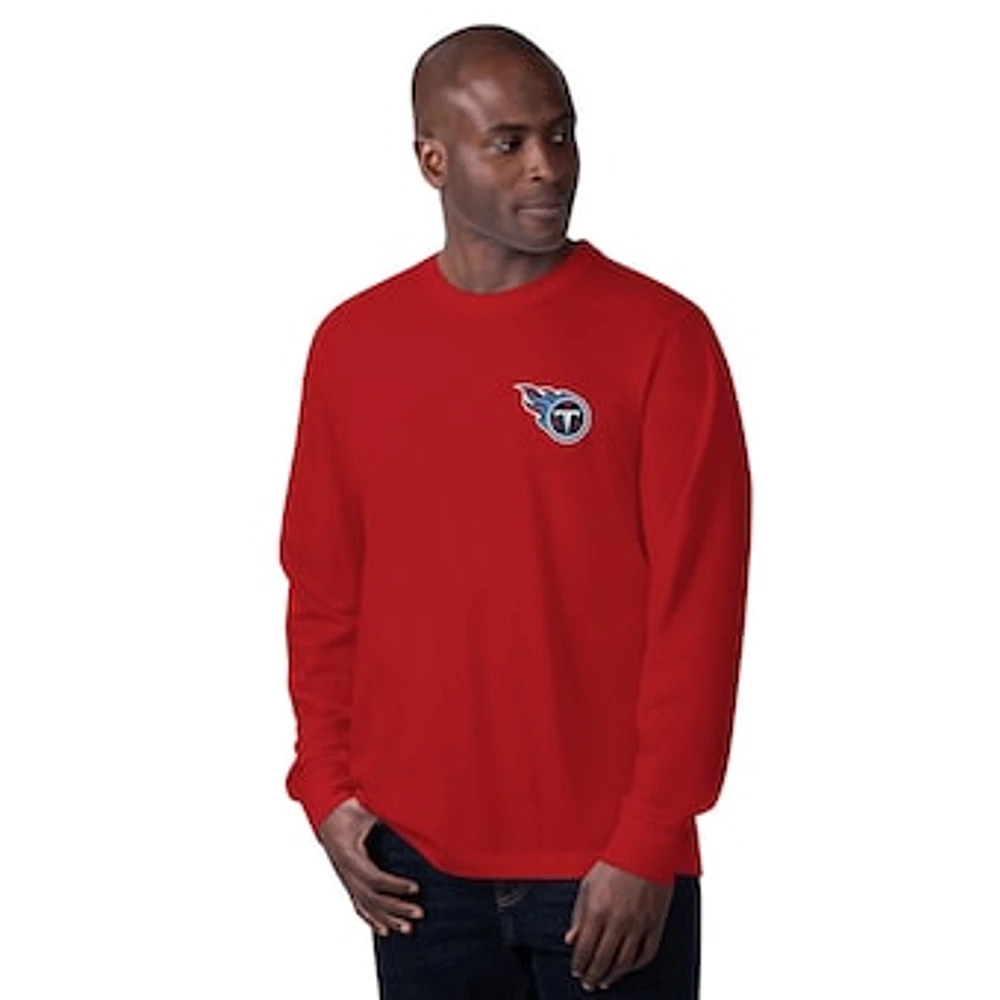 Men's Margaritaville  Red Tennessee Titans Gametime Long Sleeve T-Shirt