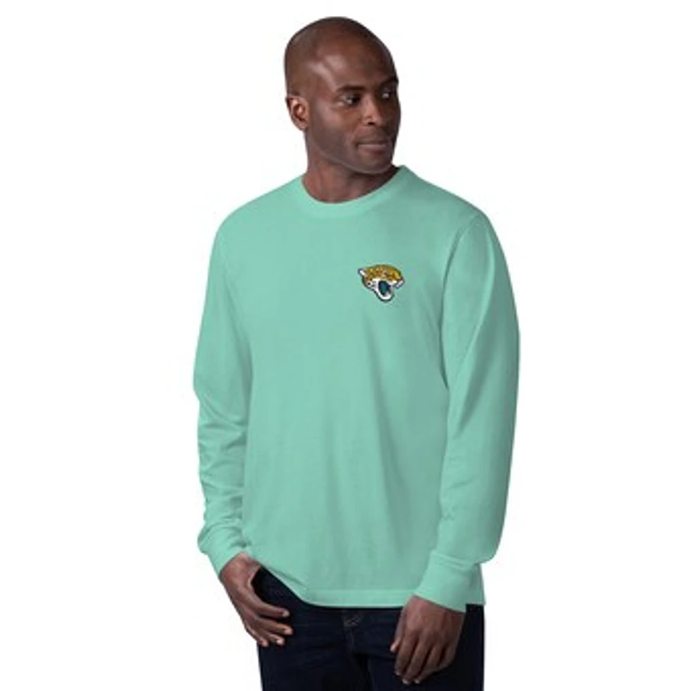 Men's Margaritaville  Mint Jacksonville Jaguars Hail Mary Long Sleeve T-Shirt