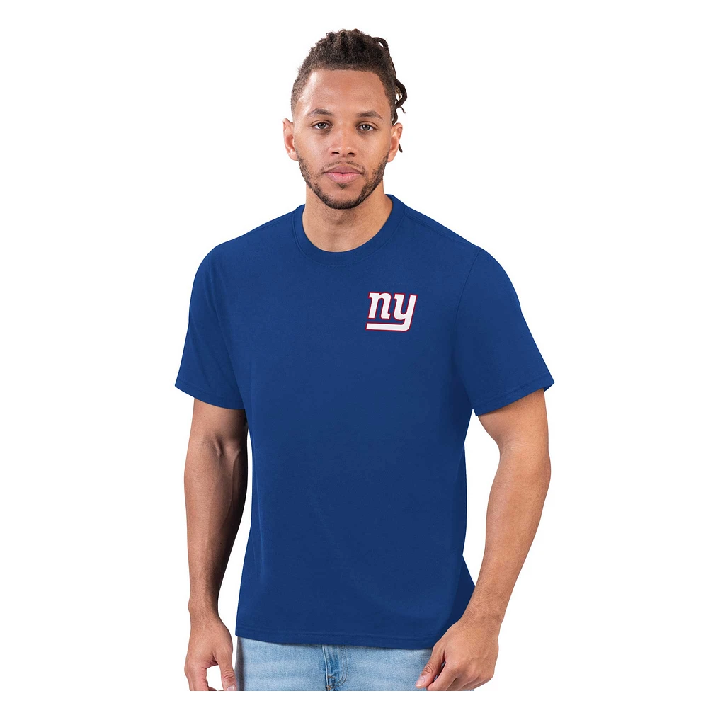 Men's Margaritaville  Royal New York Giants Pregame T-Shirt