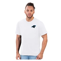 Men's Margaritaville  White Carolina Panthers Pregame T-Shirt