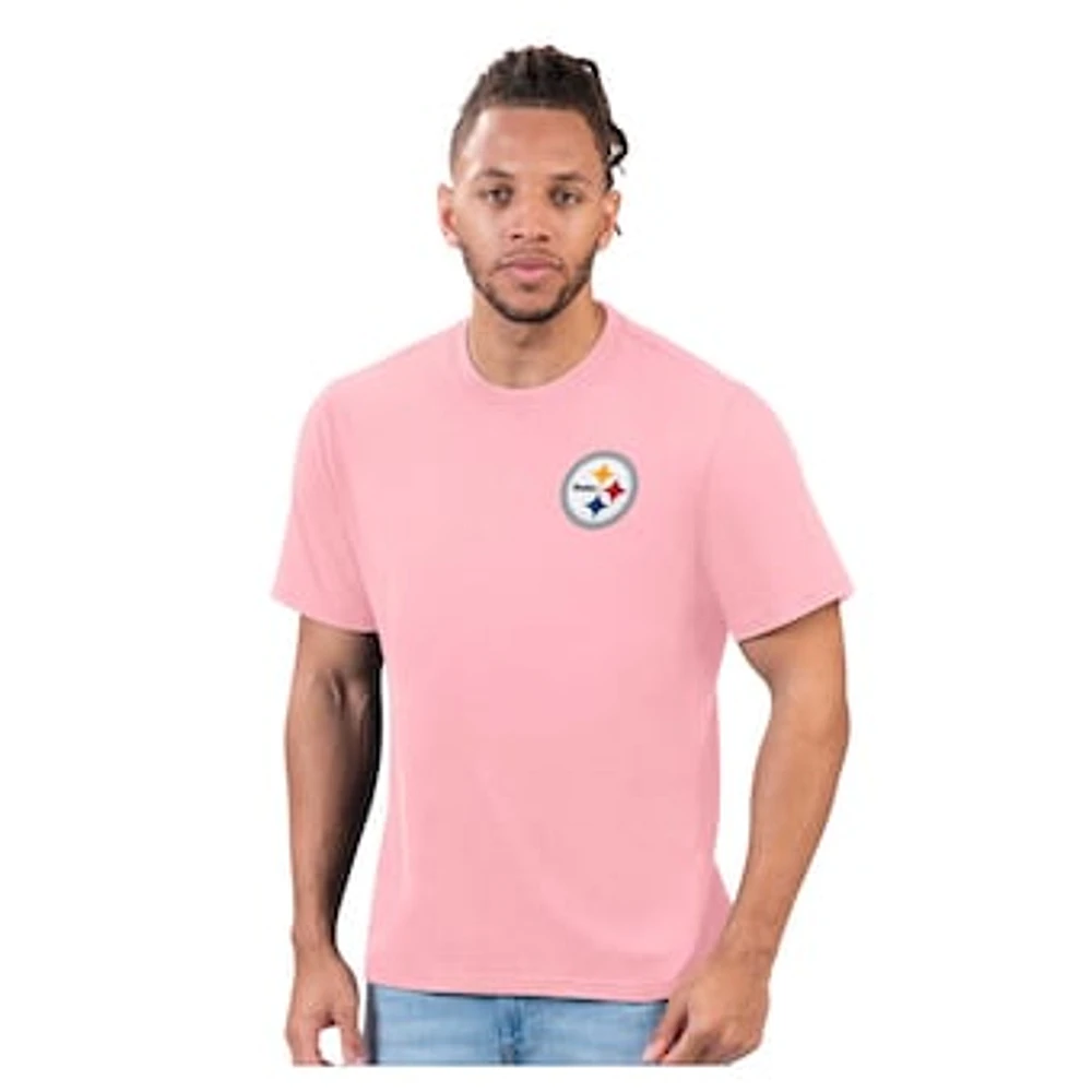 Men's Margaritaville  Pink Pittsburgh Steelers Pregame T-Shirt