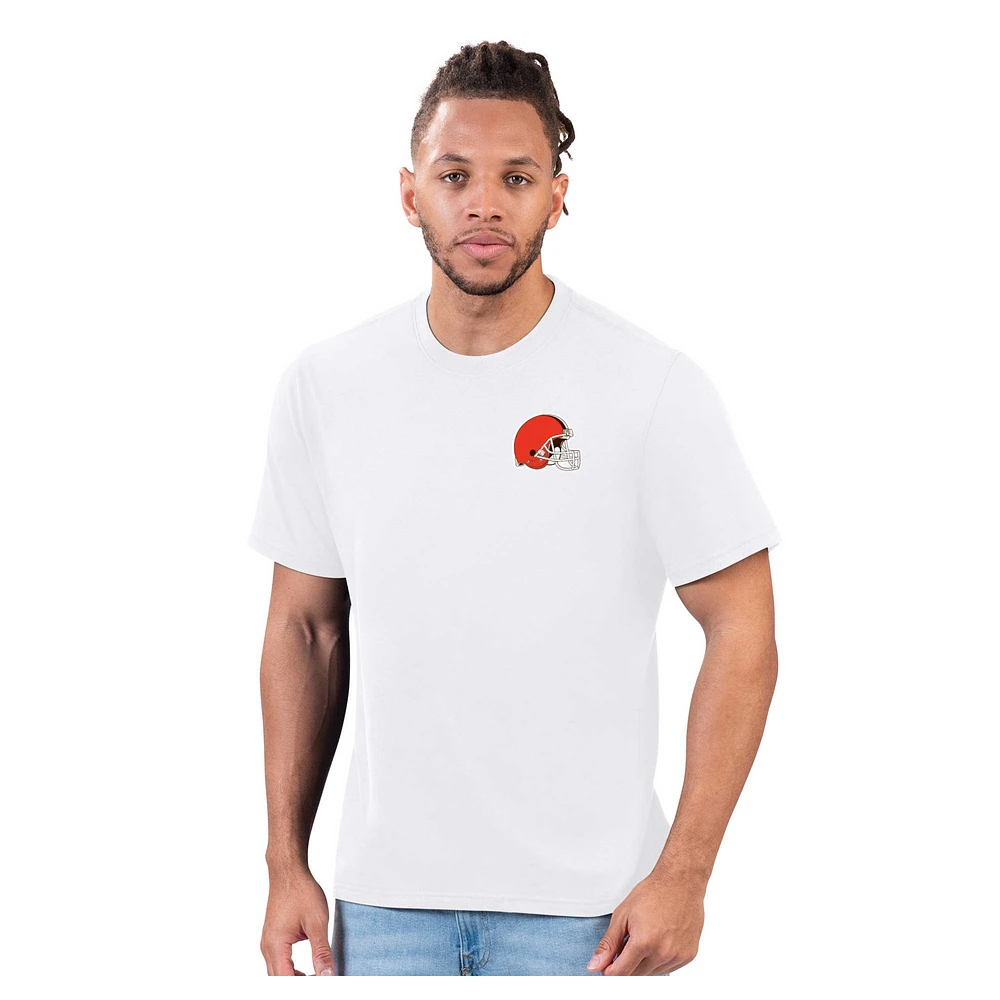 Men's Margaritaville  White Cleveland Browns Gametime T-Shirt