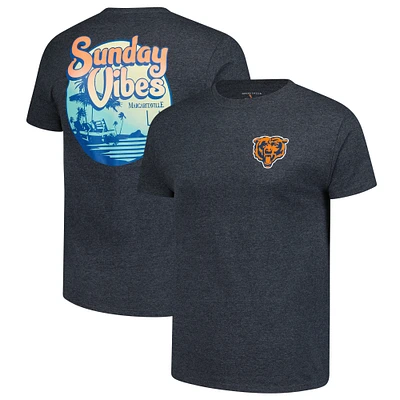 Men's Margaritaville  Black Chicago Bears Sunday Vibes T-Shirt