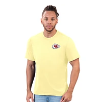 Men's Margaritaville  Yellow Kansas City Chiefs Sunday Vibes T-Shirt