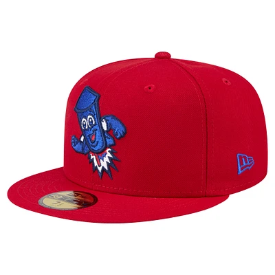 Men's New Era Red Worcester Sox Copa de la Diversión 59FIFTY Fitted Hat