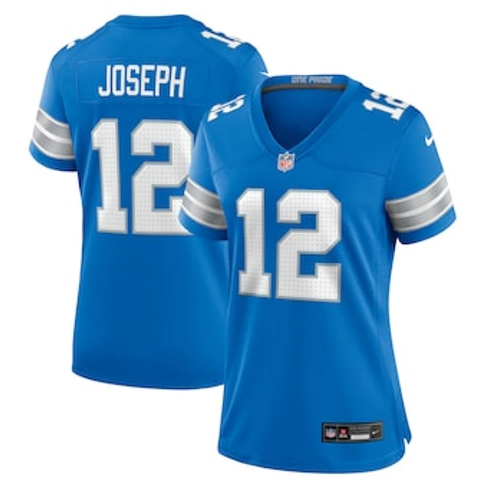 Women's Nike Brandon Joseph  Blue Detroit Lions Team Game Jersey