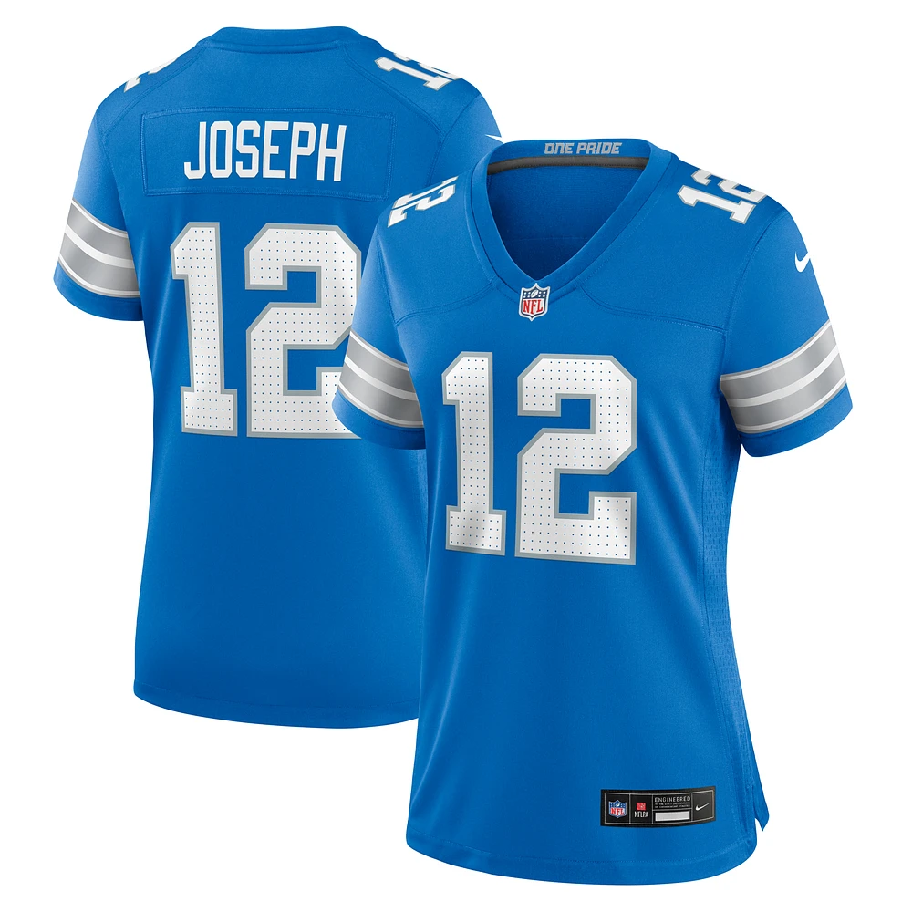 Women's Nike Brandon Joseph  Blue Detroit Lions Team Game Jersey