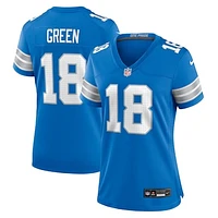 Women's Nike Antoine Green  Blue Detroit Lions Team Game Jersey