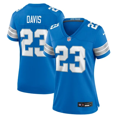 Women's Nike Carlton Davis  Blue Detroit Lions Team Game Jersey