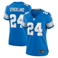 Women's Nike Loren Strickland  Blue Detroit Lions Team Game Jersey