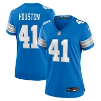 Women's Nike James Houston  Blue Detroit Lions Team Game Jersey