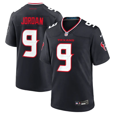 Men's Nike Brevin Jordan  Navy Houston Texans Team Game Jersey