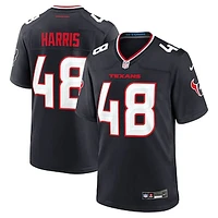 Men's Nike Christian Harris  Navy Houston Texans Team Game Jersey