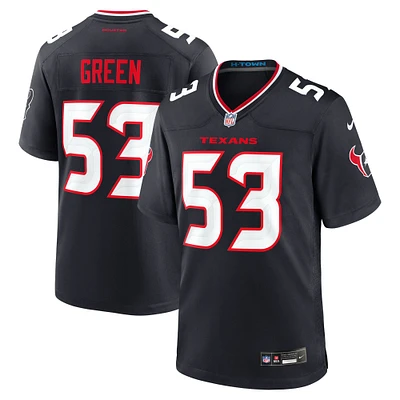 Men's Nike Kendrick Green  Navy Houston Texans Team Game Jersey