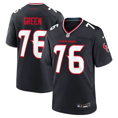 Men's Nike Kenyon Green  Navy Houston Texans Team Game Jersey