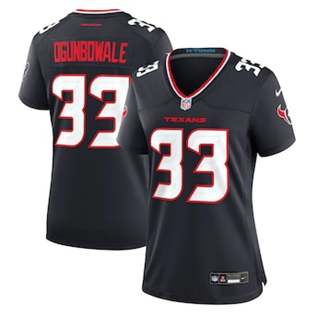 Women's Nike Dare Ogunbowale  Navy Houston Texans Team Game Jersey