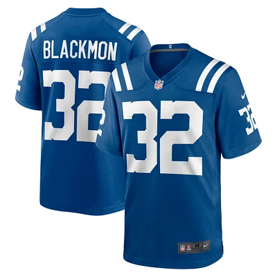 Men's Nike Julian Blackmon  Royal Indianapolis Colts Game Jersey