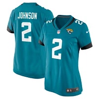 Women's Nike D'Ernest Johnson  Teal Jacksonville Jaguars Game Jersey