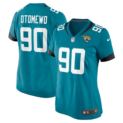 Women's Nike Esezi Otomewo  Teal Jacksonville Jaguars Game Jersey