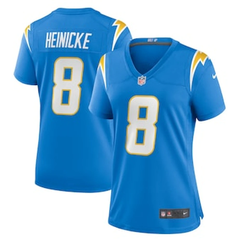 Women's Nike Taylor Heinicke  Powder Blue Los Angeles Chargers Game Jersey