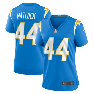 Women's Nike Scott Matlock  Powder Blue Los Angeles Chargers Game Jersey