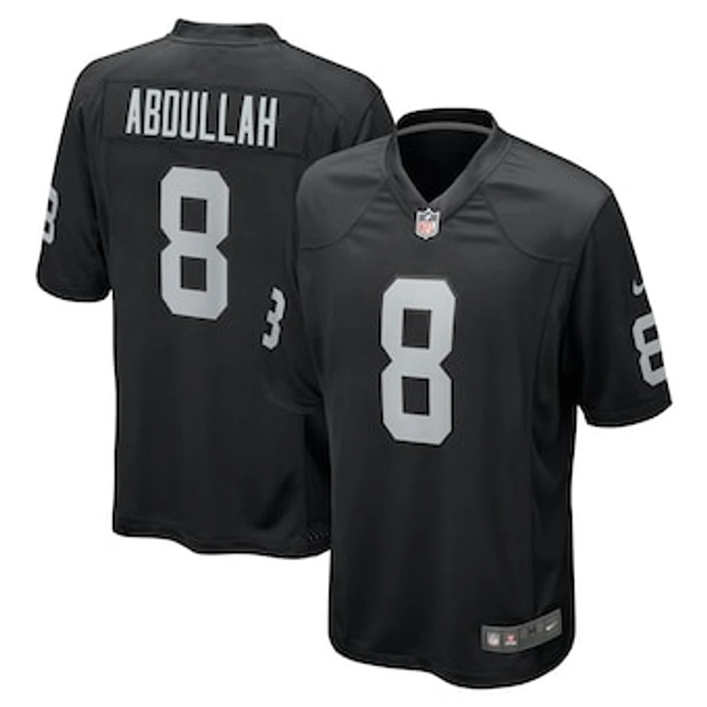 Men's Nike Ameer Abdullah  Black Las Vegas Raiders Team Game Jersey