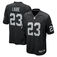 Men's Nike Dylan Laube  Black Las Vegas Raiders Team Game Jersey