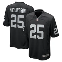 Men's Nike Decamerion Richardson  Black Las Vegas Raiders Team Game Jersey