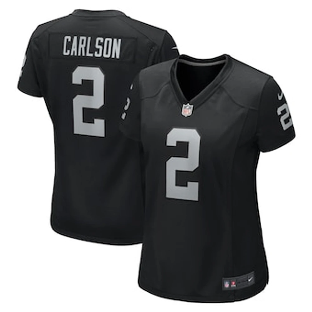 Women's Nike Daniel Carlson  Black Las Vegas Raiders Game Jersey