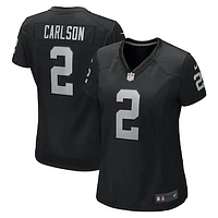 Women's Nike Daniel Carlson  Black Las Vegas Raiders Game Jersey