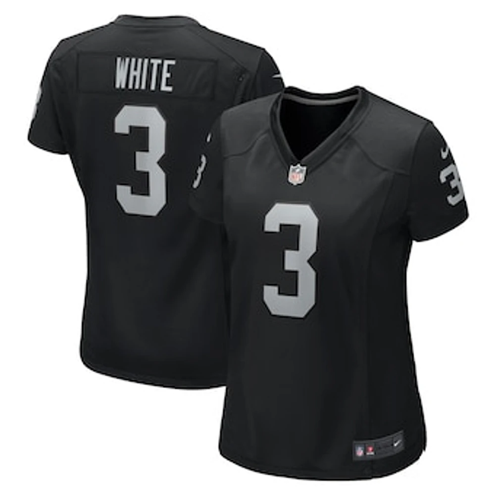 Women's Nike Zamir White  Black Las Vegas Raiders Game Jersey