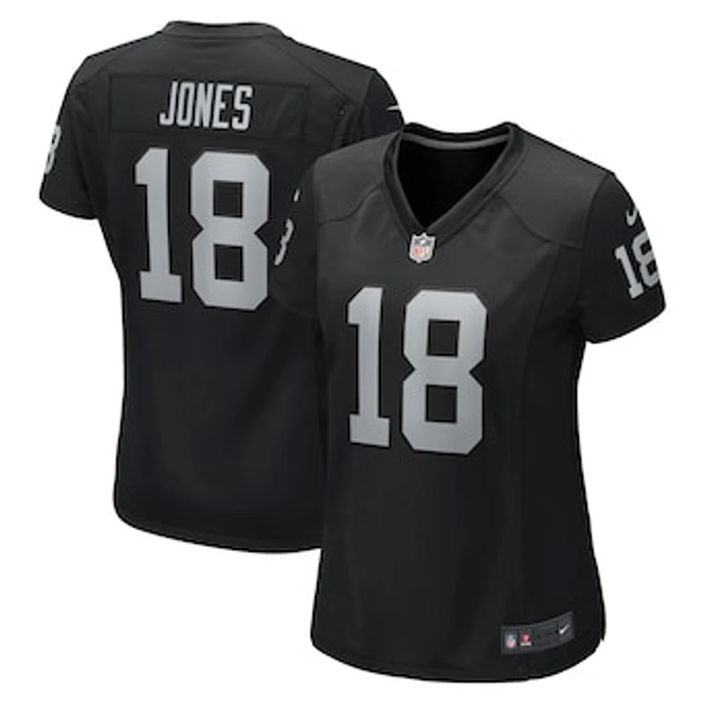 Women's Nike Jack Jones  Black Las Vegas Raiders Game Jersey