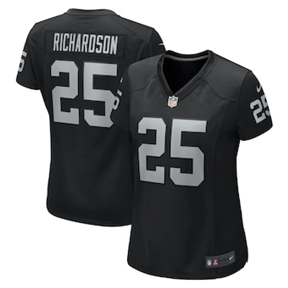 Women's Nike Decamerion Richardson  Black Las Vegas Raiders Game Jersey