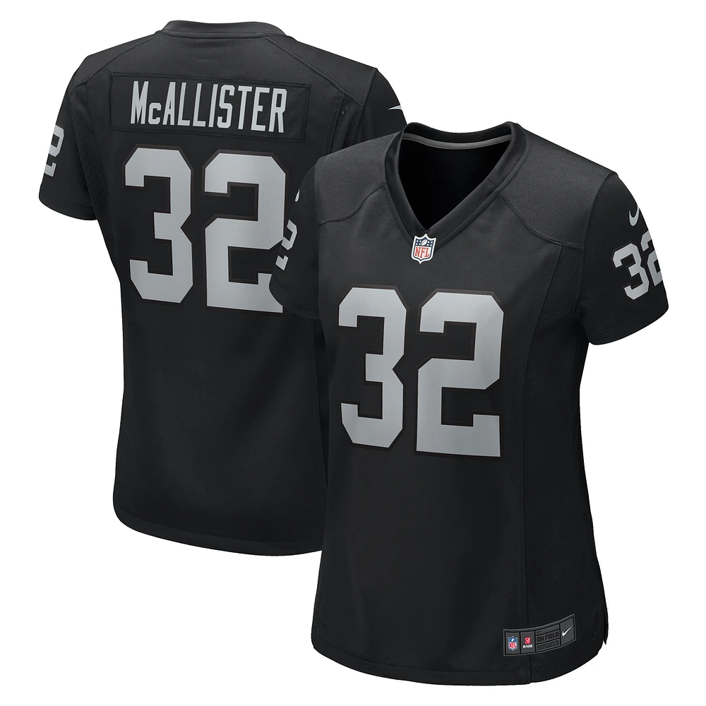Women's Nike Tyreik McAllister Black Las Vegas Raiders Game Jersey
