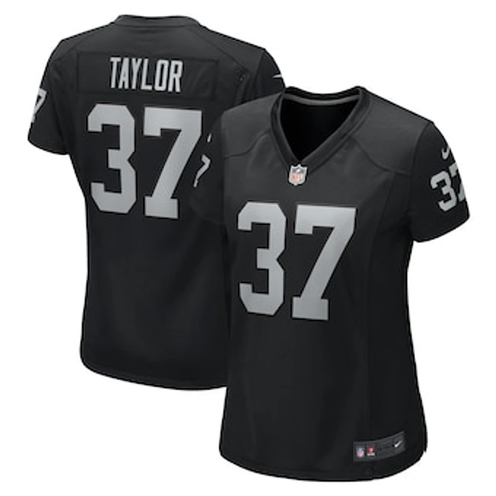 Women's Nike Trey Taylor  Black Las Vegas Raiders Game Jersey