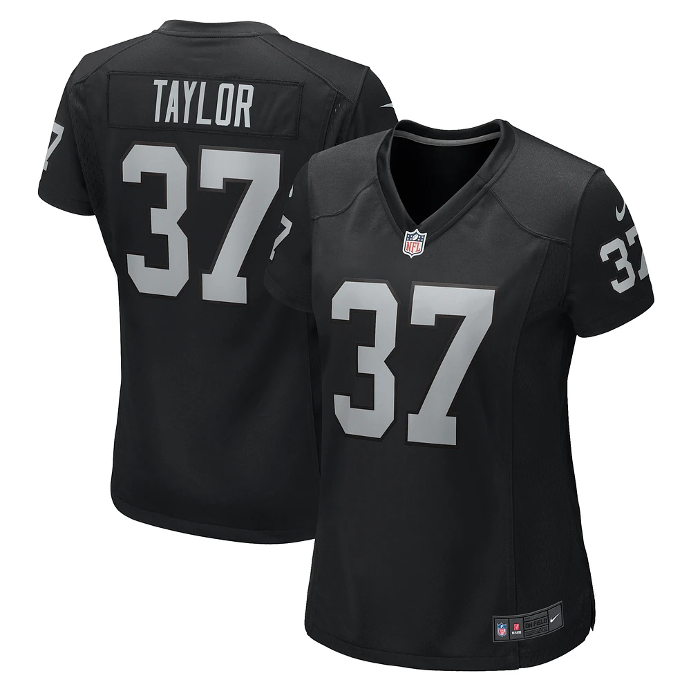 Women's Nike Trey Taylor  Black Las Vegas Raiders Game Jersey