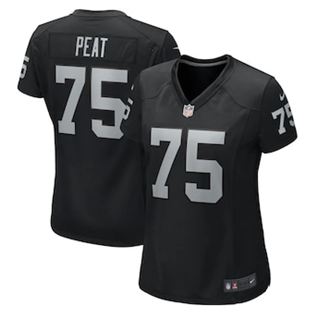 Women's Nike Andrus Peat  Black Las Vegas Raiders Game Jersey