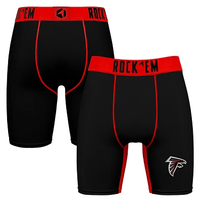 Men's Rock Em Socks Red Atlanta Falcons Primary Logo Boxer Briefs
