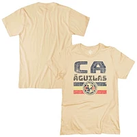 Men's 1863FC Tan Club America Retro Stripes T-Shirt