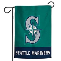 WinCraft Seattle Mariners 12" x 18" Applique Garden Flag