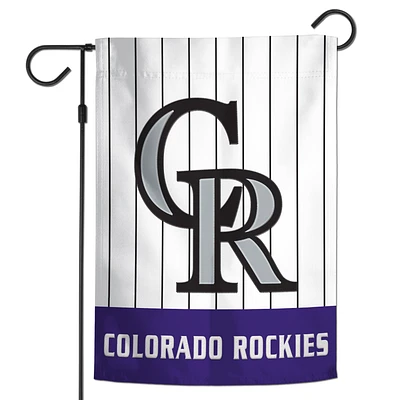 WinCraft Colorado Rockies 12" x 18" Applique Garden Flag