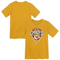 Preschool Nike Gold Kansas City Chiefs Icon Legend Performance T-Shirt