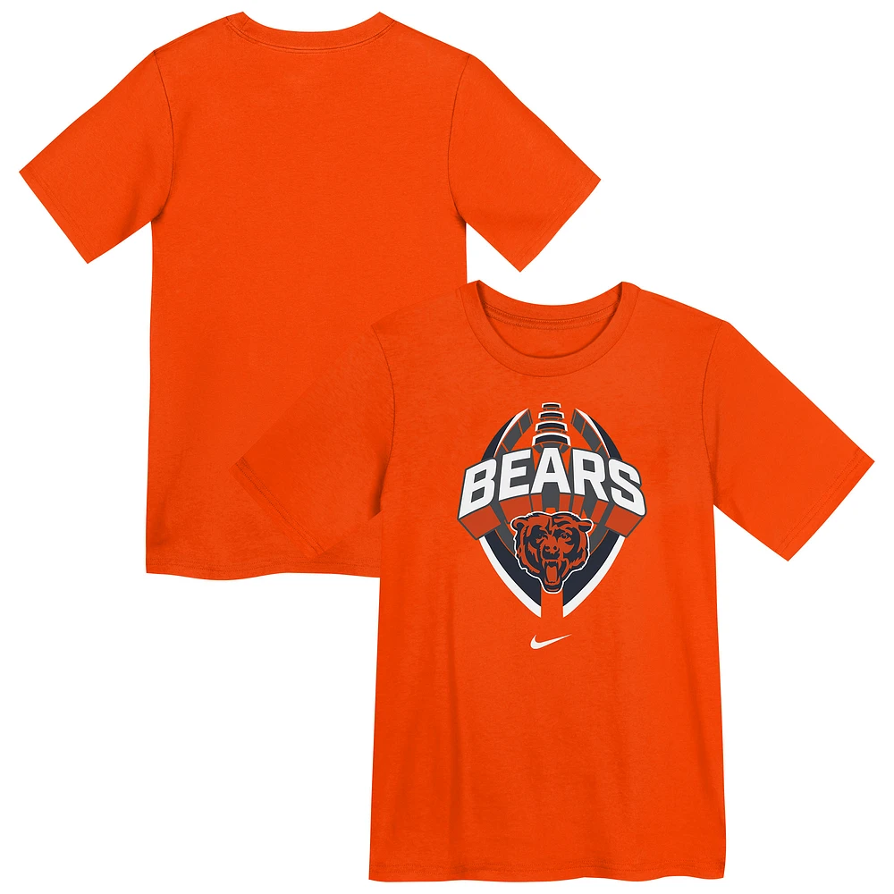 Preschool Nike Orange Chicago Bears Icon Legend T-Shirt
