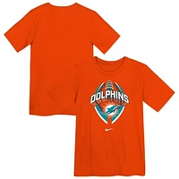Preschool Nike Orange Miami Dolphins Icon Legend T-Shirt