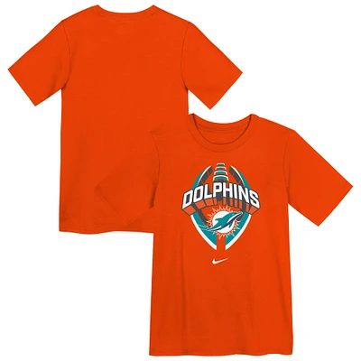 Preschool Nike Orange Miami Dolphins Icon Legend T-Shirt