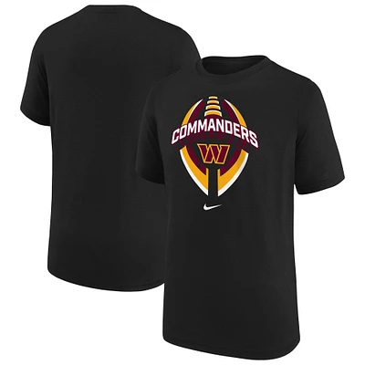 Youth Nike Black Washington Commanders Icon Legend T-Shirt