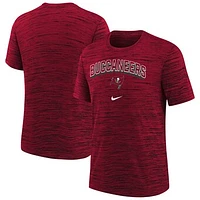 Youth Nike  Red Tampa Bay Buccaneers Sideline Velocity Performance T-Shirt